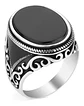 Anillo Turco Para Hombre Y Mujer Con Piedra Ojo De Tigre  - Miniatura 5