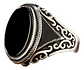 Anillo Turco Para Hombre Y Mujer Con Piedra Ojo De Tigre  - Miniatura 6