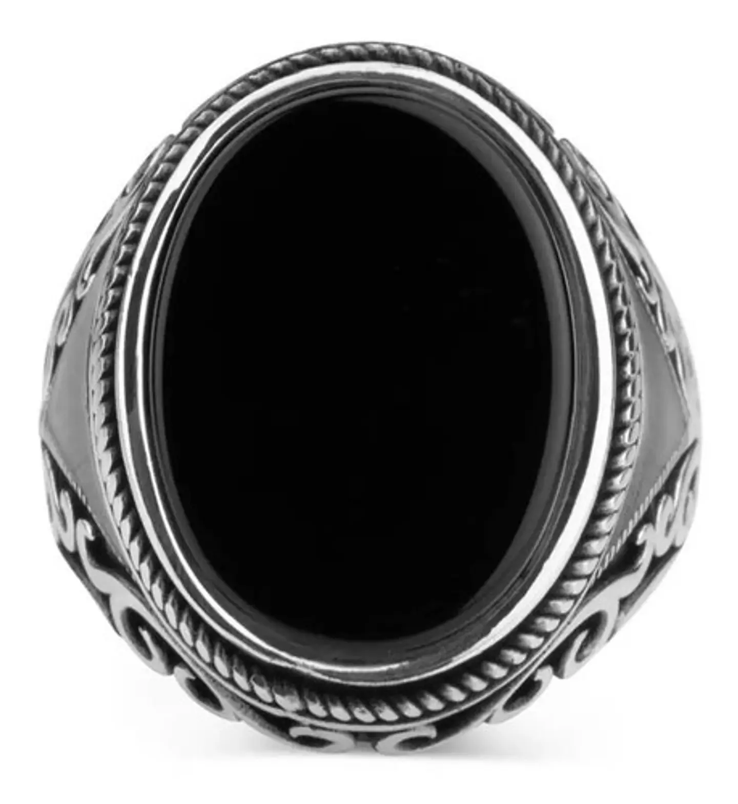 Anillo Turco Para Hombre Y Mujer Con Piedra Ojo De Tigre  7