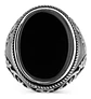 Anillo Turco Para Hombre Y Mujer Con Piedra Ojo De Tigre  - Miniatura 7