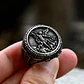 Gran Anillo Para Hombre Amuleto St Michael Arcángel Acero - Miniatura 5