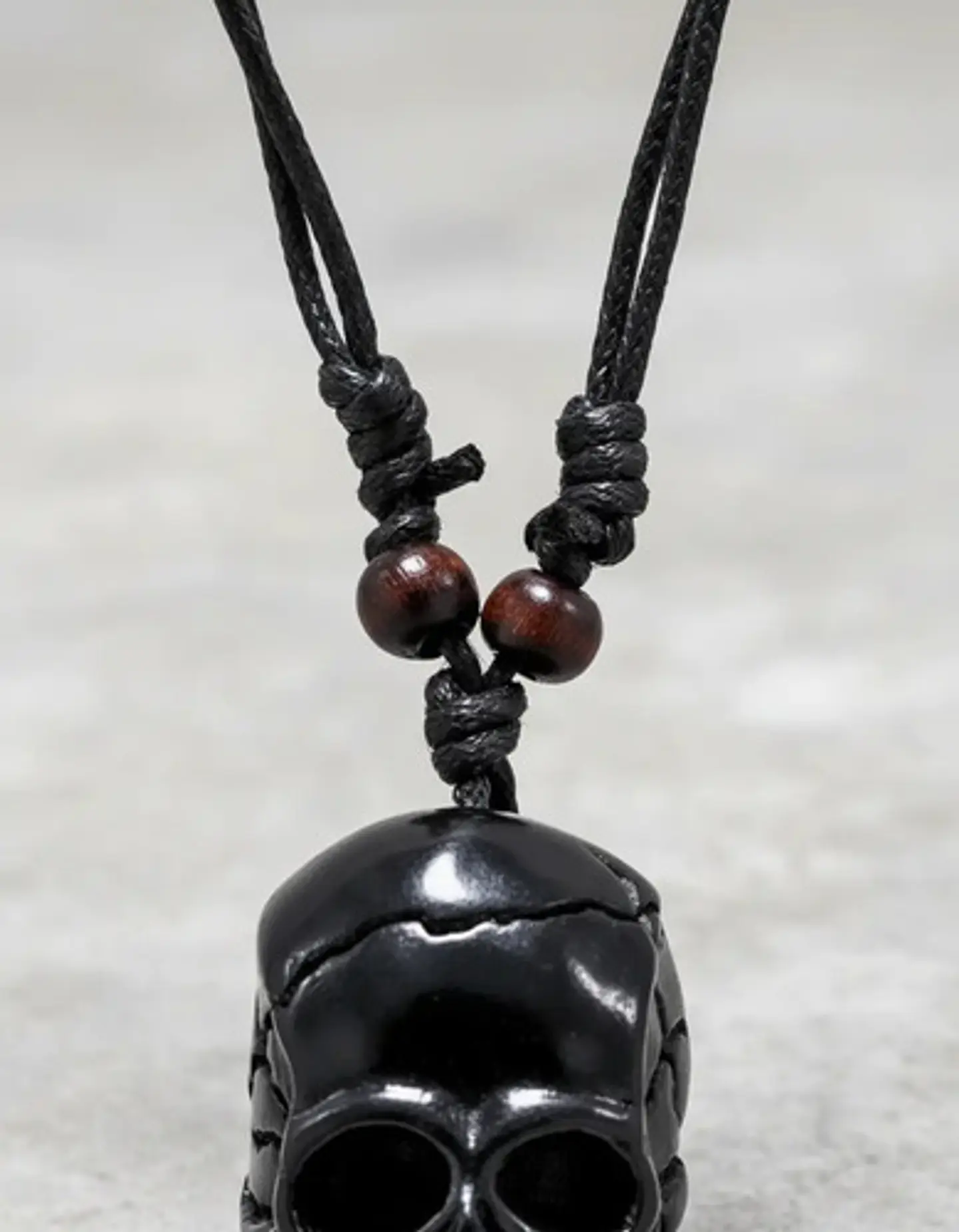 Collar Para Hombre Y Mujer Con Dije Cráneo Calavera Resina 2