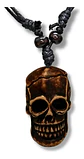 Collar Para Hombre Y Mujer Con Dije Cráneo Calavera Resina - Miniatura 10