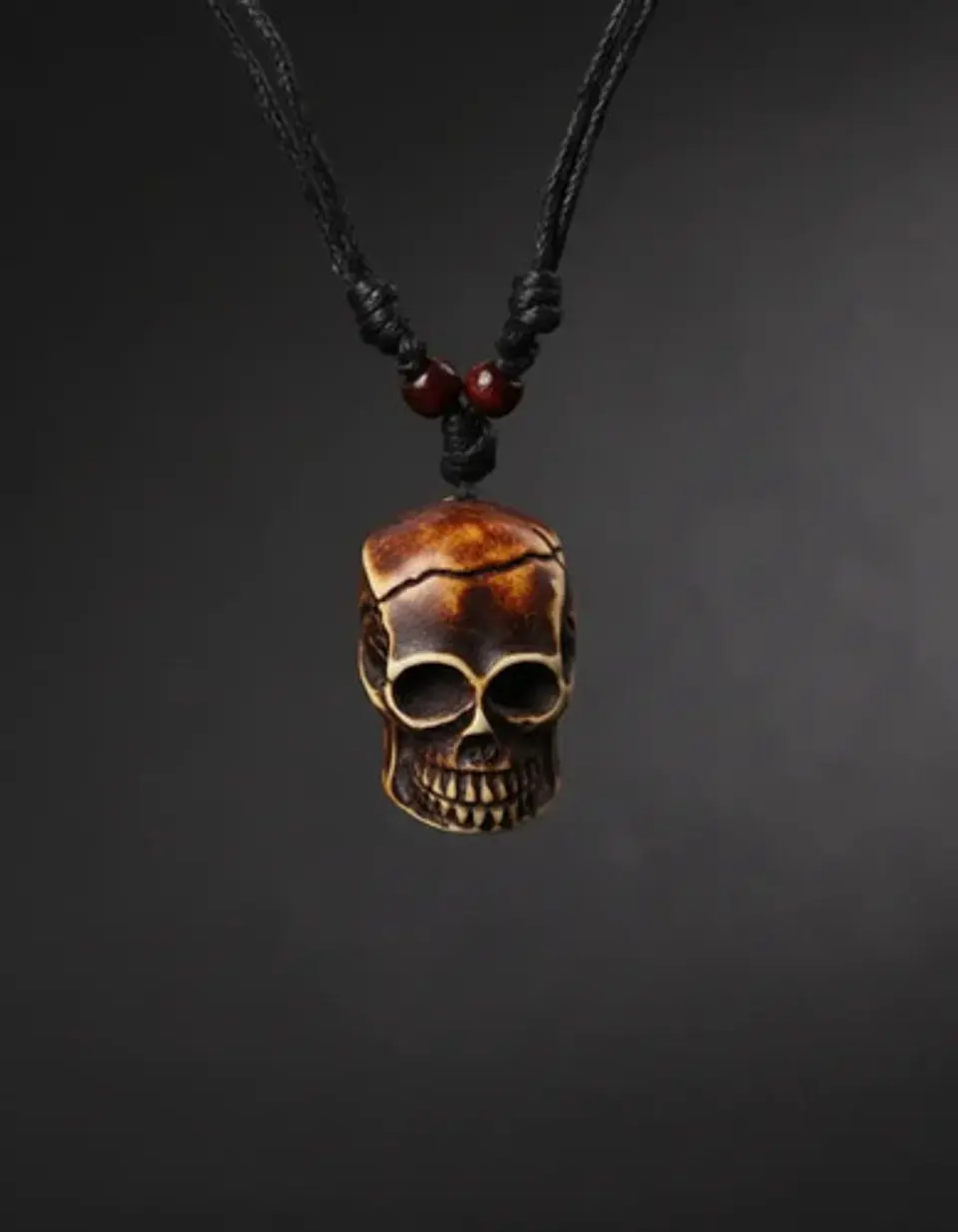 Collar Para Hombre Y Mujer Con Dije Cráneo Calavera Resina 16