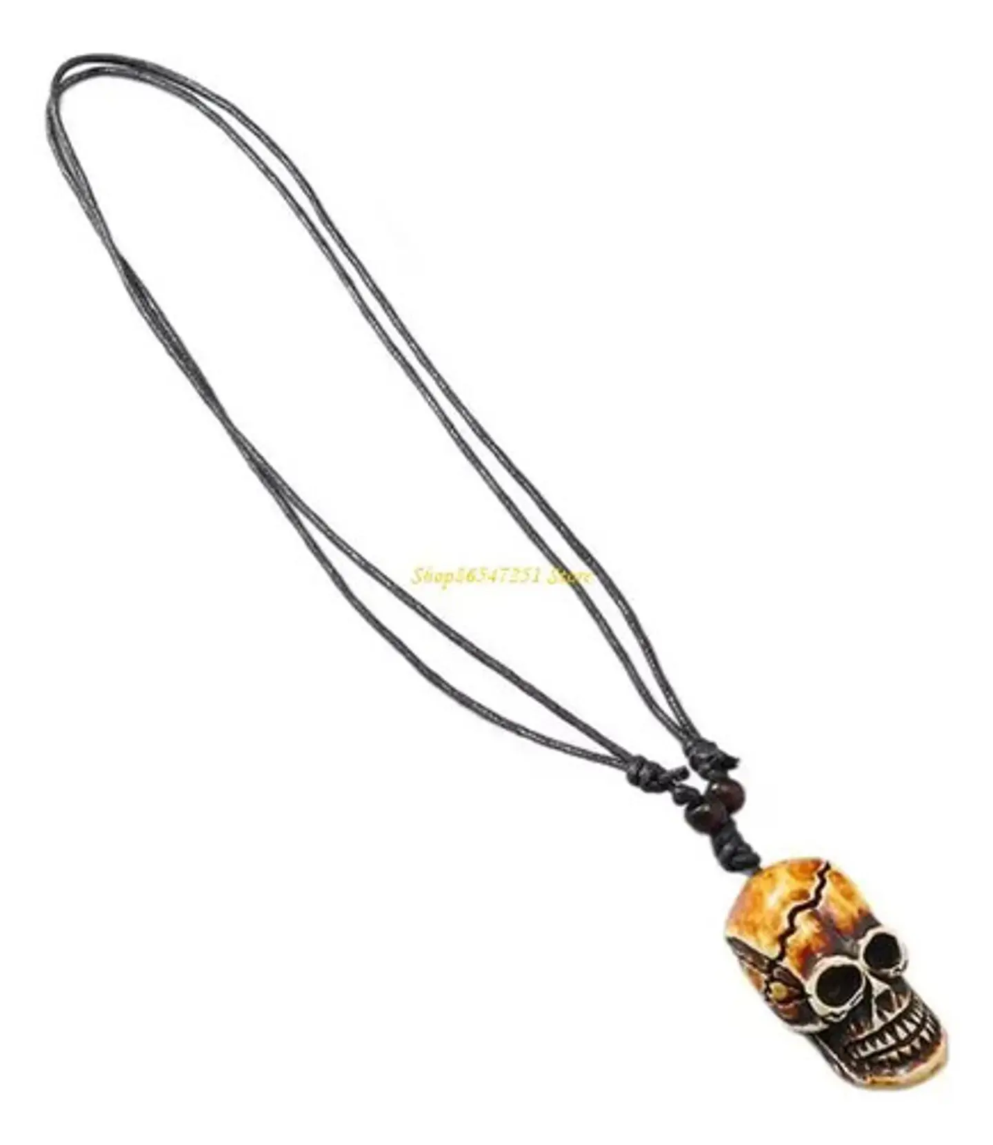 Collar Para Hombre Y Mujer Con Dije Cráneo Calavera Resina 17