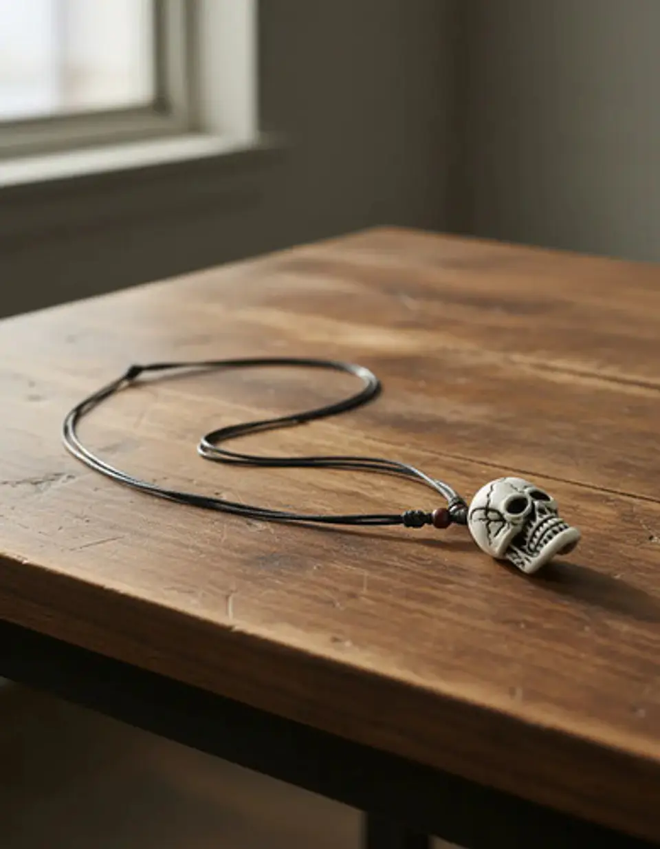 Collar Para Hombre Y Mujer Con Dije Cráneo Calavera Resina 24