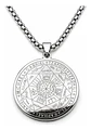 Collar Para Hombre Y Mujer Con Dije 7 Arcangeles Color Plata - Miniatura 2