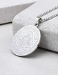 Collar Para Hombre Y Mujer Con Dije 7 Arcangeles Color Plata - Miniatura 4