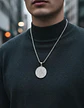 Collar Para Hombre Y Mujer Con Dije 7 Arcangeles Color Plata - Miniatura 5