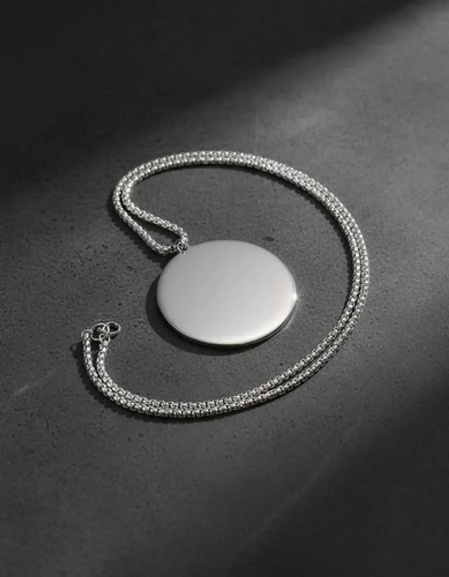Collar Para Hombre Y Mujer Con Dije 7 Arcangeles Color Plata 7