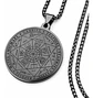 Collar Para Hombre Y Mujer Con Dije 7 Arcangeles Color Plata - Miniatura 19