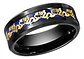 Anillo Argolla Acero Inoxidable Cadena Dragón Negro Hombre - Miniatura 3