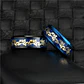 Anillo Argolla Acero Inoxidable Cadena Dragón Negro Hombre - Miniatura 7