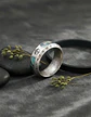 Anillo Para Hombre Mujer Vikingo Yggdrasil Árbol De La Vida - Miniatura 5
