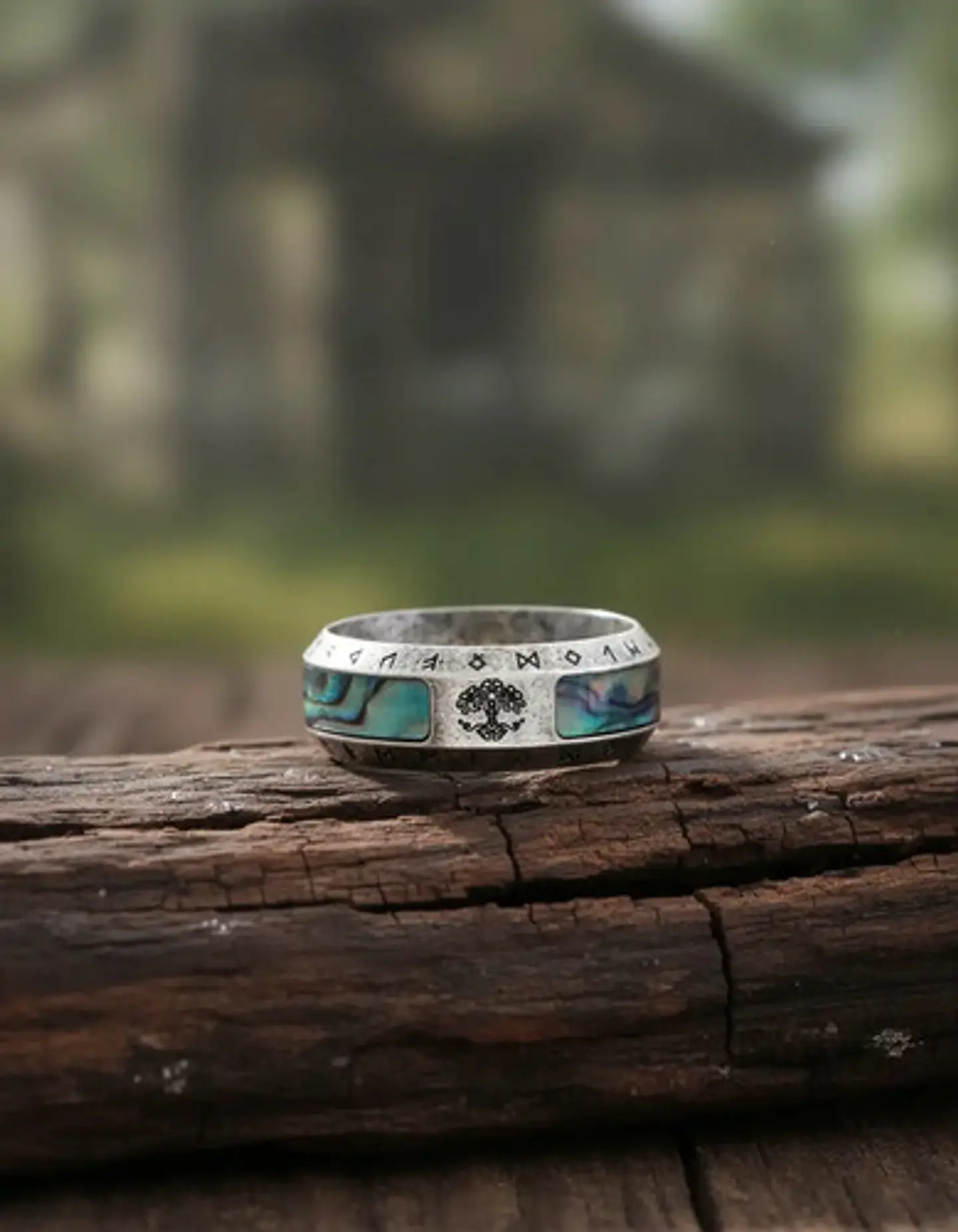 Anillo Para Hombre Mujer Vikingo Yggdrasil Árbol De La Vida 6