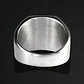 Anillo Para Hombre Dios Anubis Egipcio De Acero Color Plata - Miniatura 6