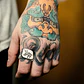 Anillo Para Hombre Dios Anubis Egipcio De Acero Color Plata - Miniatura 9