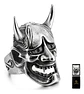 Anillo Para Hombre Y Mujer Forma Cabeza Prajna Genji Bushido - Miniatura 1