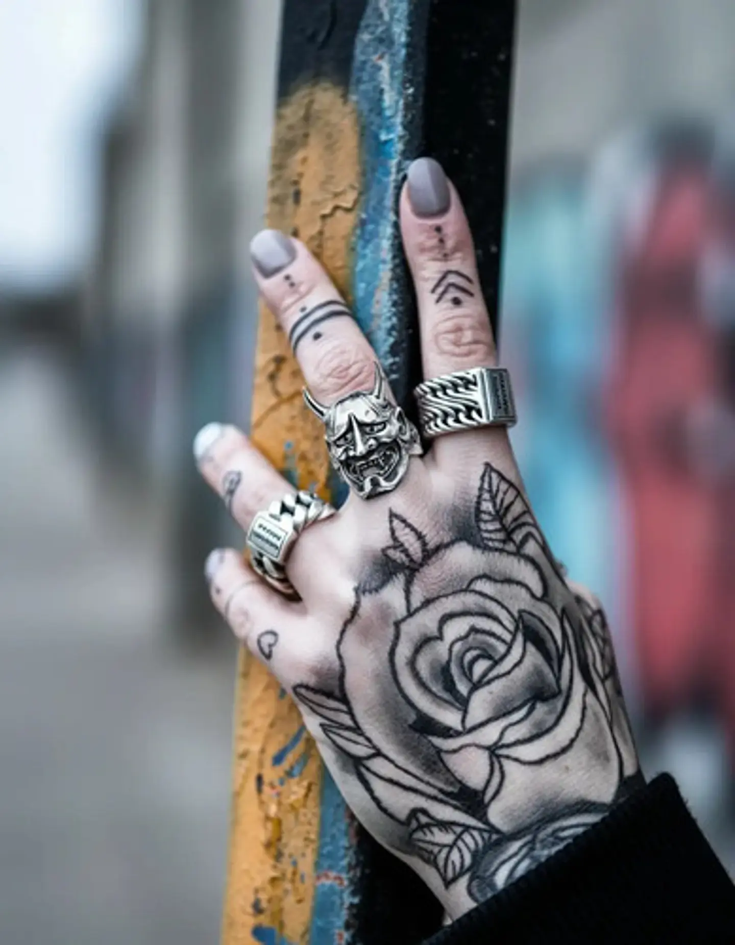 Anillo Para Hombre Y Mujer Forma Cabeza Prajna Genji Bushido 3