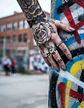 Anillo Para Hombre Y Mujer Forma Cabeza Prajna Genji Bushido - Miniatura 4