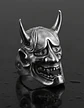 Anillo Para Hombre Y Mujer Forma Cabeza Prajna Genji Bushido - Miniatura 5