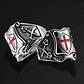 Anillo Para Hombre Con Escudo Cruz Caballeros Templarios - Miniatura 2