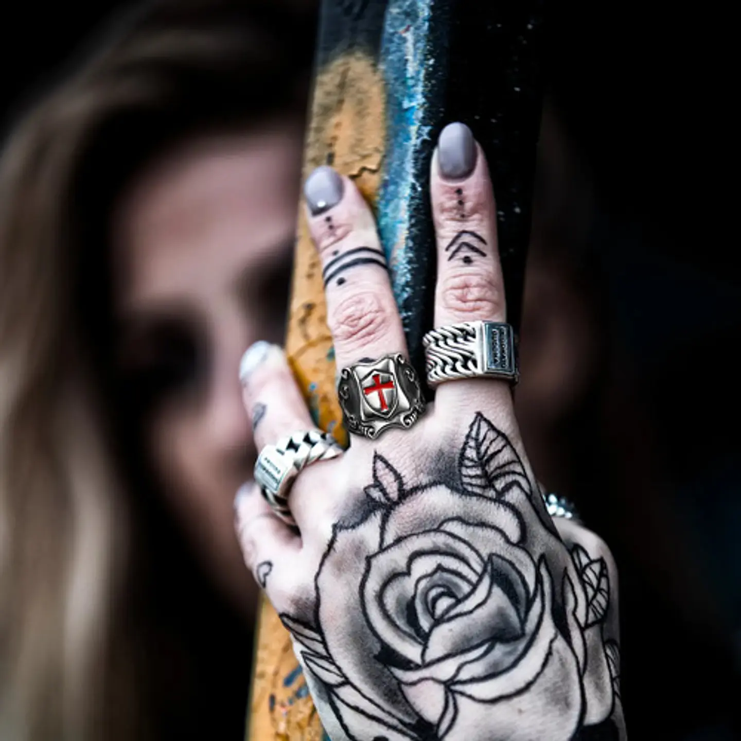Anillo Para Hombre Con Escudo Cruz Caballeros Templarios 9