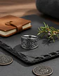 Anillo Para Hombre Amuleto Vikingo Árbol De Vida Yggdrasil - Miniatura 2