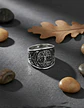 Anillo Para Hombre Amuleto Vikingo Árbol De Vida Yggdrasil - Miniatura 3