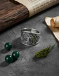 Anillo Para Hombre Amuleto Vikingo Árbol De Vida Yggdrasil - Miniatura 6