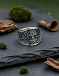 Anillo Para Hombre Amuleto Vikingo Árbol De Vida Yggdrasil - Miniatura 10