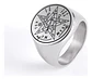 Anillo Hombre Y Mujer Tetragramaton Estrella Amuleto Salomon - Miniatura 13