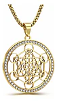 Collar Para Hombre Mujer Con Dije Metatron Geometría Sagrada - Miniatura 1