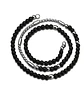 Collar Color Plata Cruz Piedras Acero Inoxidable Para Hombre - Miniatura 7