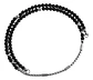 Collar Color Plata Cruz Piedras Acero Inoxidable Para Hombre - Miniatura 8