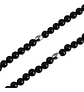 Collar Color Plata Cruz Piedras Acero Inoxidable Para Hombre - Miniatura 10