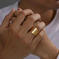 Anillo Hombre Y Mujer Con Sigil Pentagrama Baphomet Amuleto  - Miniatura 4