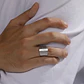 Anillo Hombre Y Mujer Con Sigil Pentagrama Baphomet Amuleto  - Miniatura 10
