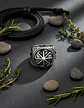 Anillo Amuleto Para Hombre Eslavos Kolovrot Vikingo De Acero - Miniatura 3