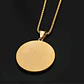 Collar Dije Mason Logia Color Oro Acero Inoxidable Hombre - Miniatura 4