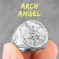 Anillo Para Hombre Mujer Con Arcángel San Miguel Color Oro  - Miniatura 10