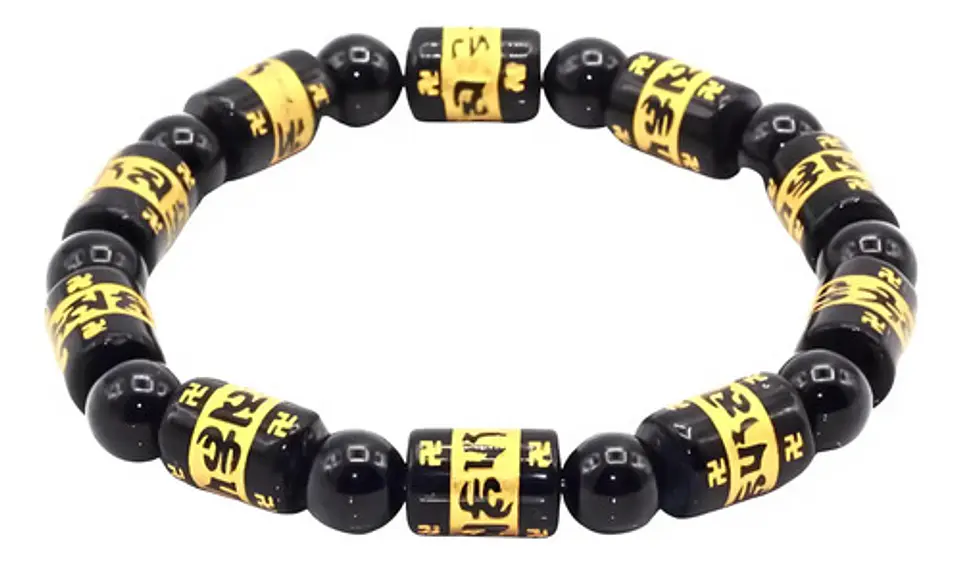 Pulsera Para Hombre Mujer Con Cuentas Pixiu Mantra Amuleto 10
