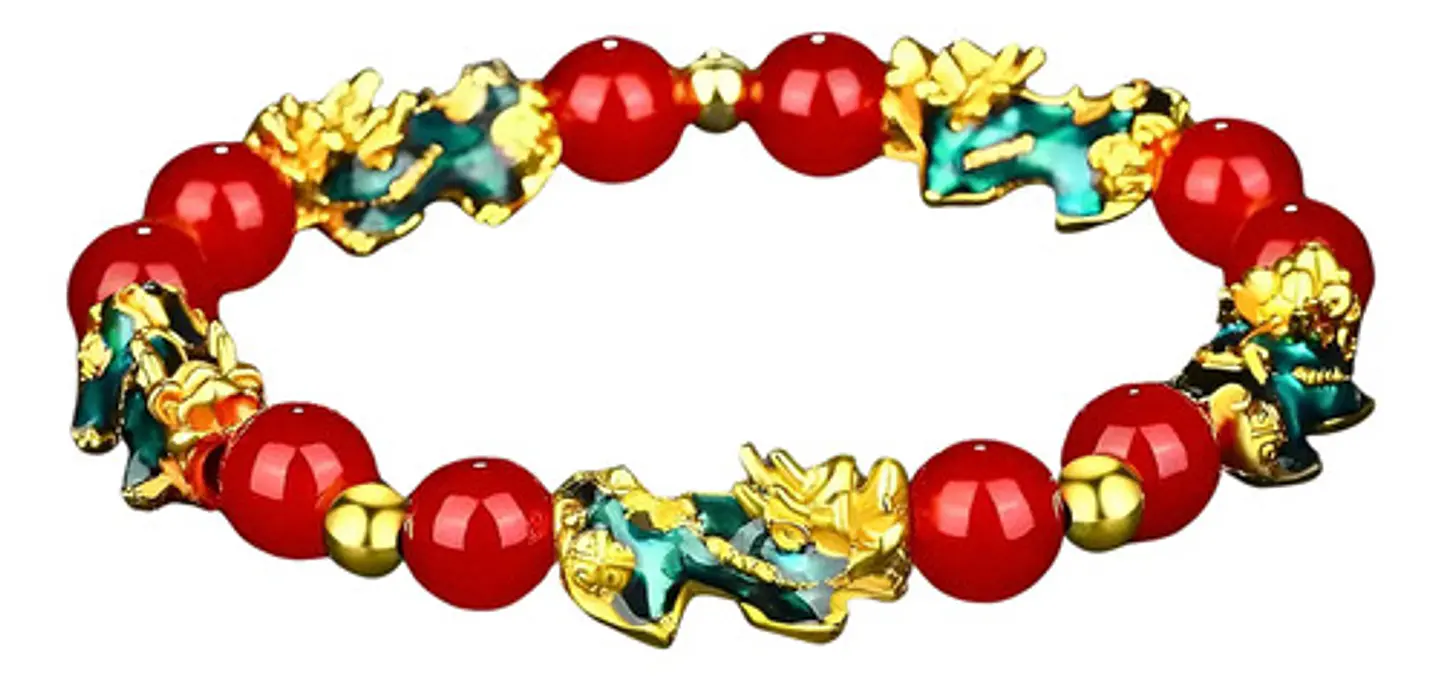 Pulsera Para Hombre Mujer Con Cuentas Pixiu Mantra Amuleto 14