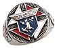 Anillo Para Hombre Símbolo Caballeros De Colon Color Plata - Miniatura 4