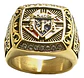 Anillo Piedras Cz Para Hombre Símbolo Caballeros De Colon  - Miniatura 2