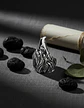Anillo Color Plata Águila Biker Acero Inoxidable Punk Hombre - Miniatura 7