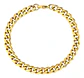 Pulsera Cubana Para Hombre Y Mujer Esclava De 7 Mm Color Oro - Miniatura 1