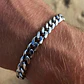 Pulsera Cubana Para Hombre Y Mujer Esclava De 7 Mm Color Oro - Miniatura 29