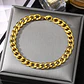 Pulsera Cubana Para Hombre Y Mujer Esclava De 7 Mm Color Oro - Miniatura 35