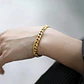 Pulsera Cubana Para Hombre Y Mujer Esclava De 7 Mm Color Oro - Miniatura 37